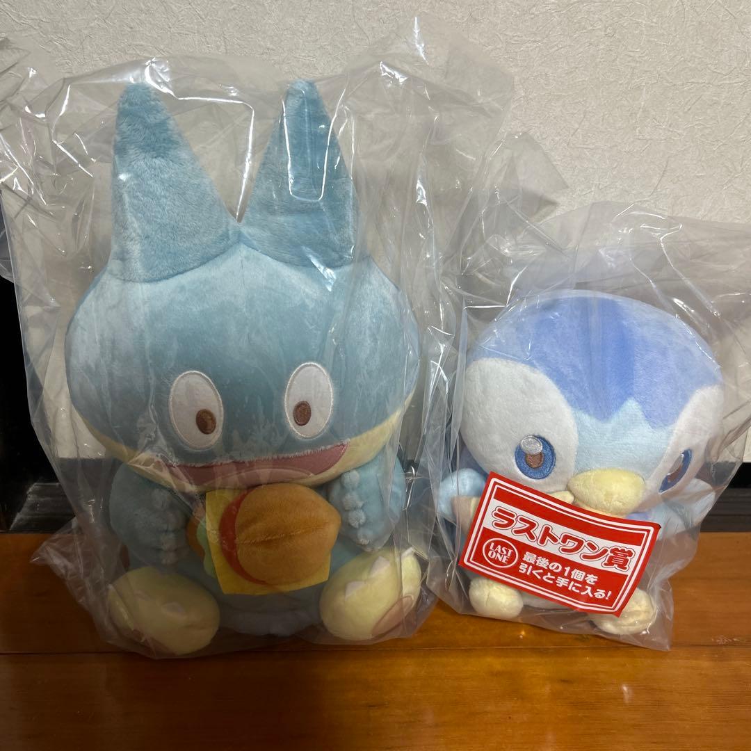 ポケピース　1番くじ A賞　ラストワン賞　ポッチャマ　ゴンベ　ポケモン