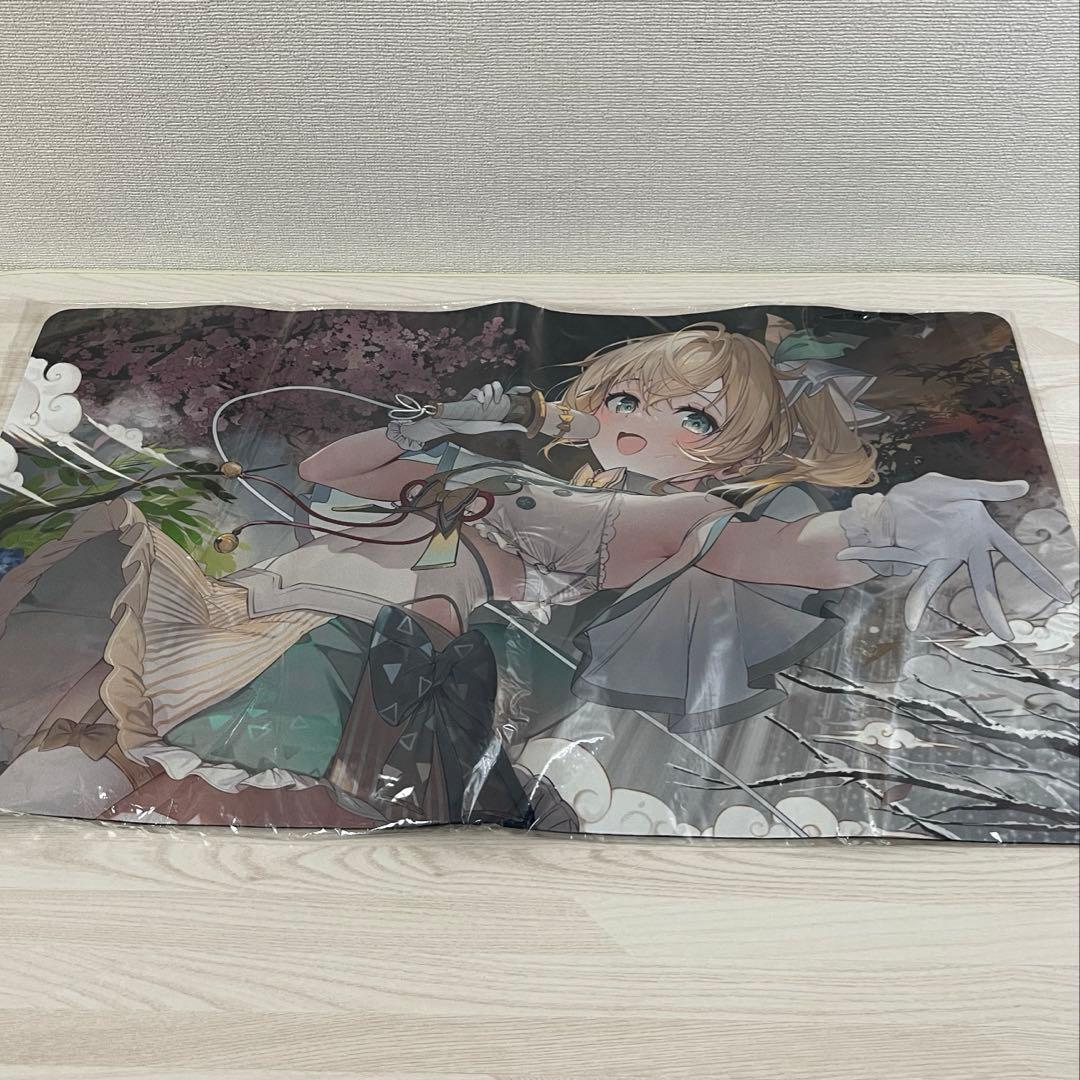 【新品未使用】ホロライブ 活動1周年 ラバーマット 風真いろは