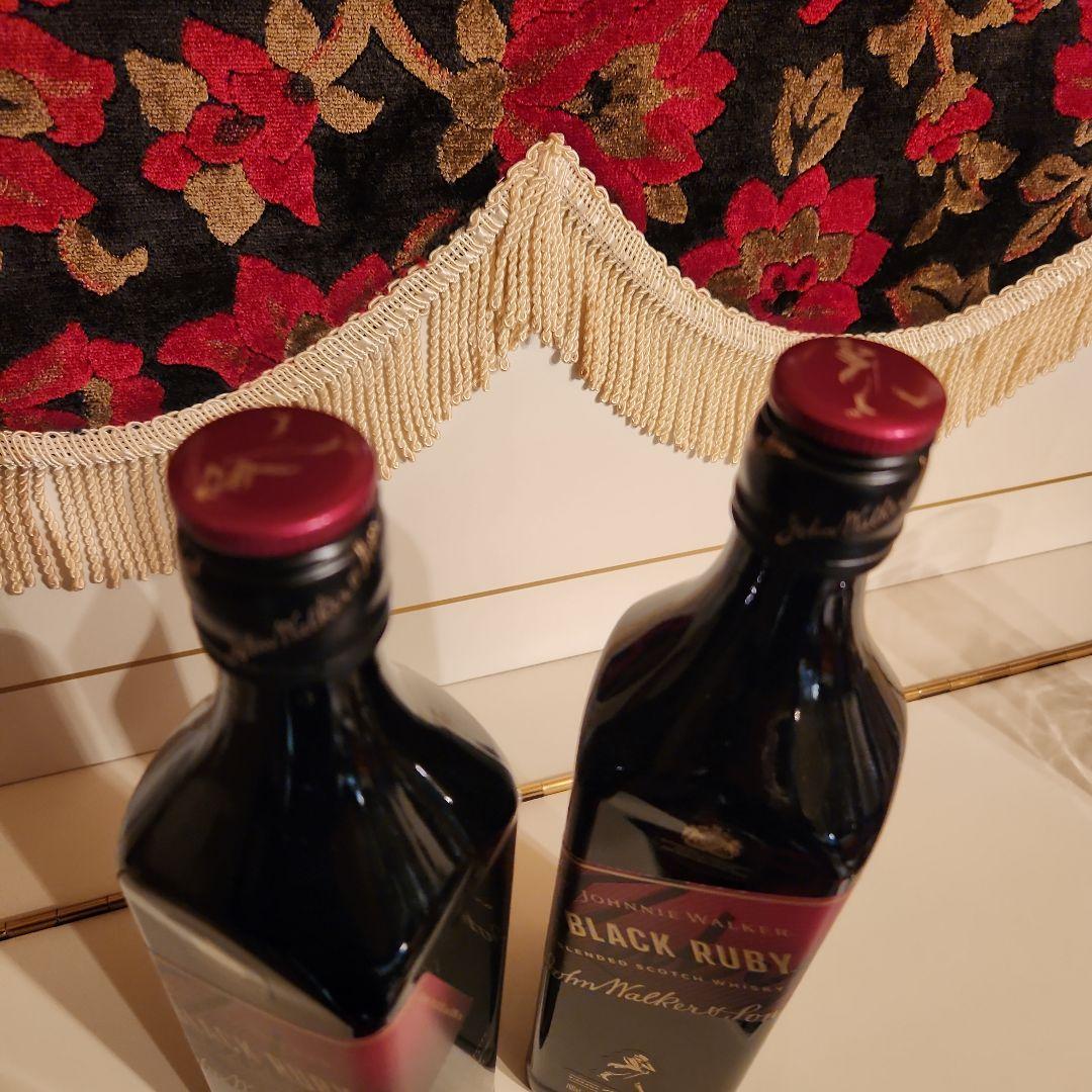 [新](貴重商品) ジョニーウォーカー ブラックルビー 2本セット