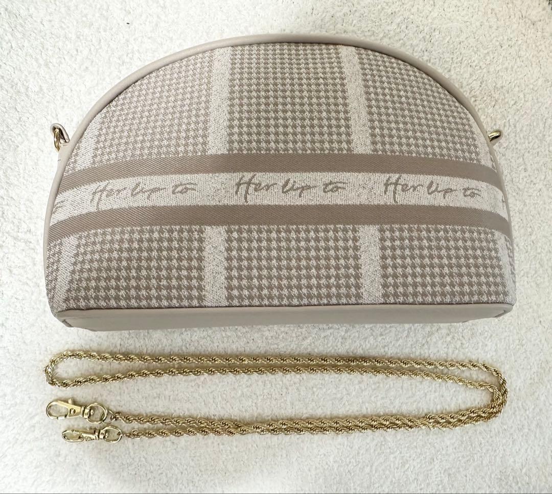バッグ herlipto Jacquard Chain Pochette