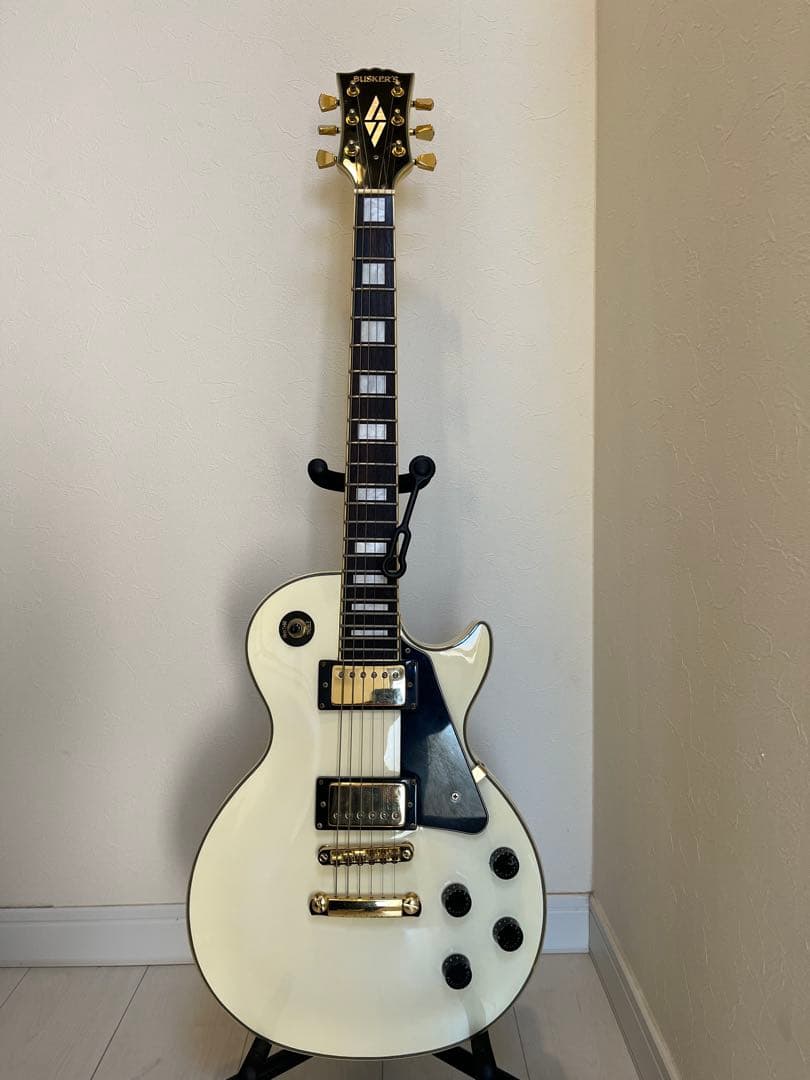 BUSKER'S バスカーズ レスポール カスタム BLC 白