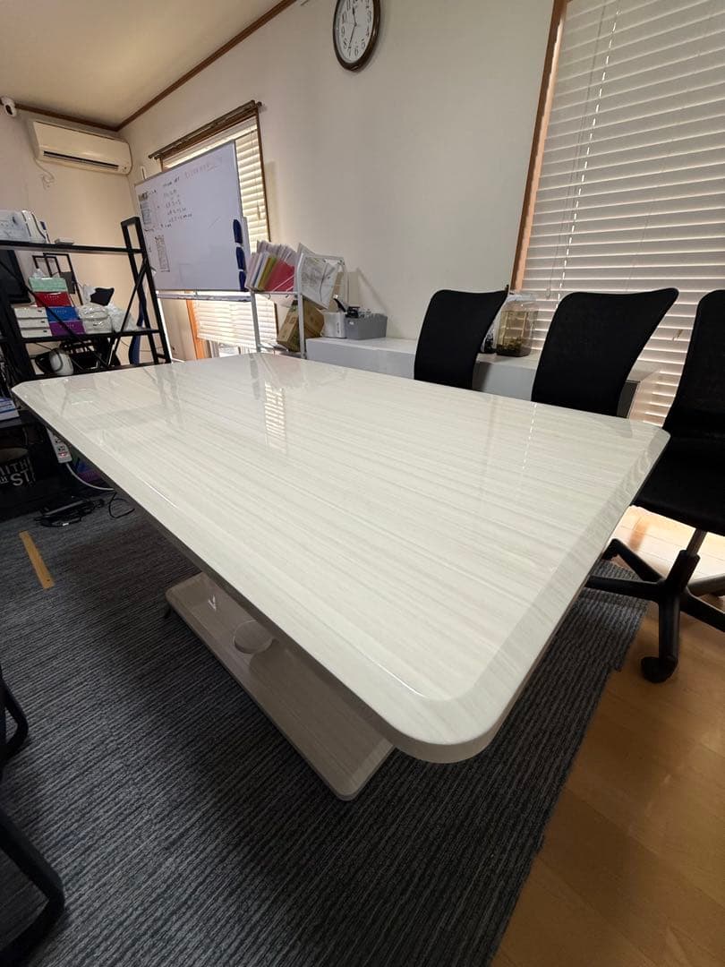 シギヤマ家具　ダイニングテーブル　昇降式リビングテーブル　リビングテーブル