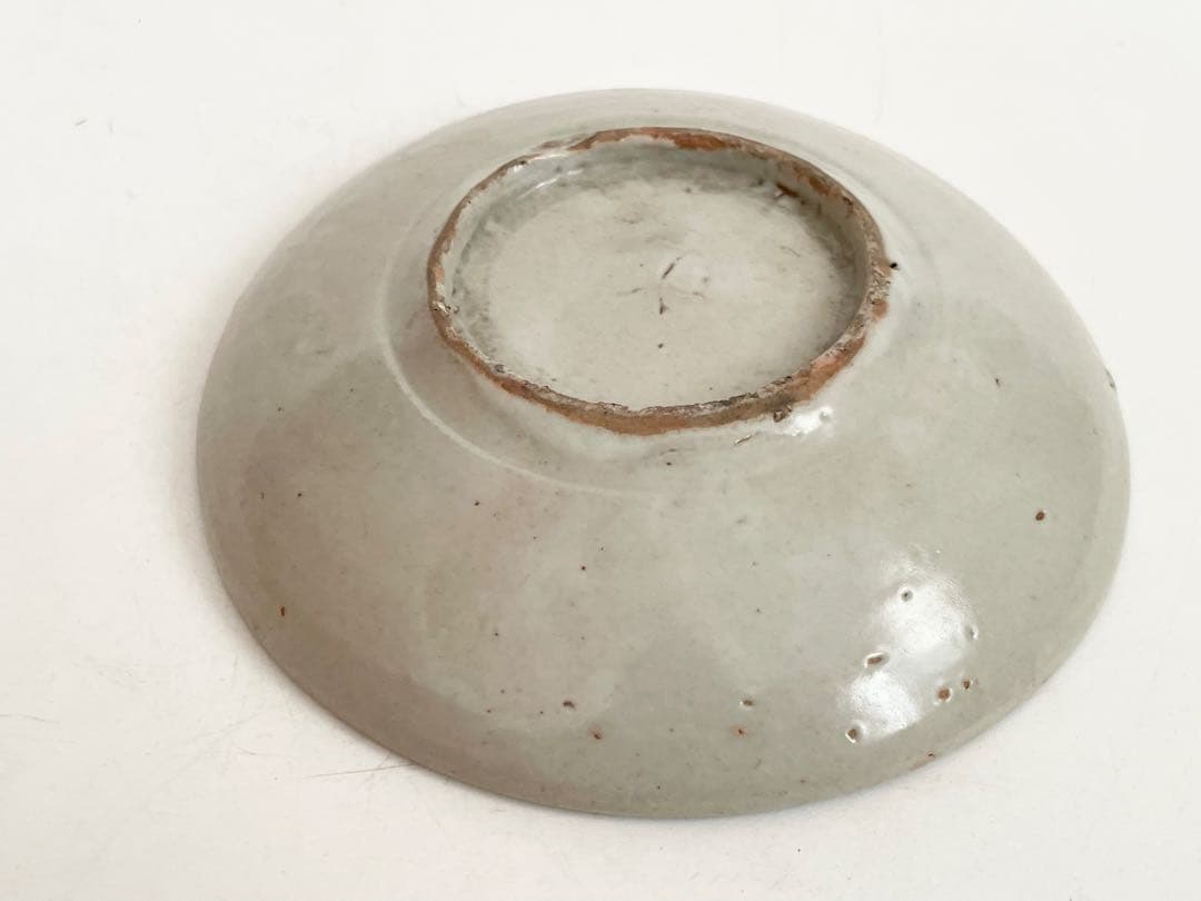 骨董　アンティーク　くらわんか　波佐見　染付　唐草文様　小皿　初期伊万里　民芸