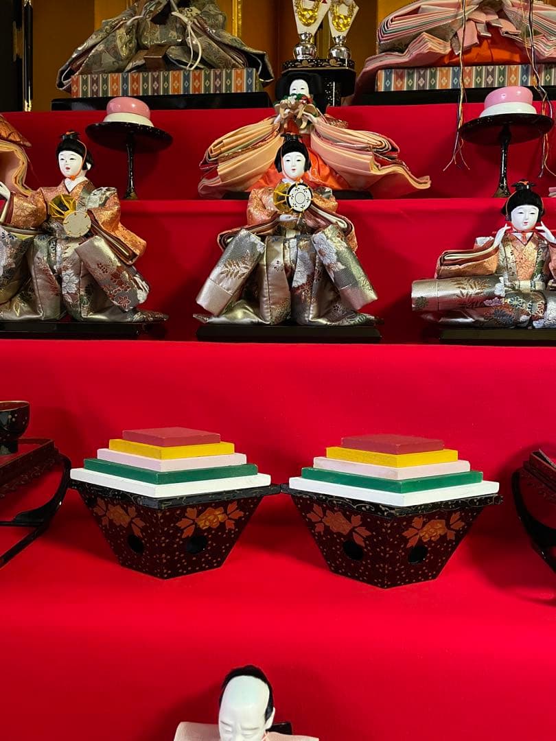 賀茂芳春作 雛人形七段(送料の関係で3つ 全てご購入お願いします) ②/3