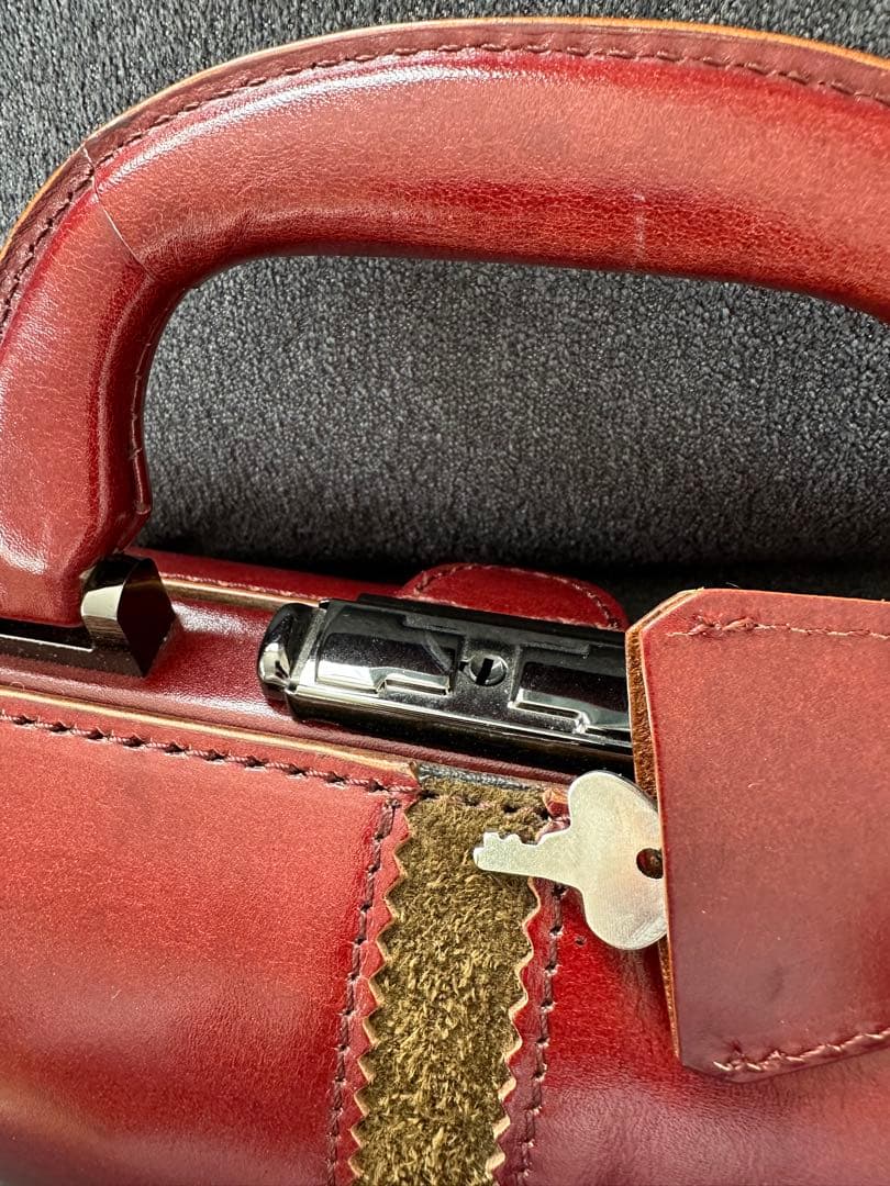 美品 DRAWER ダレスバッグ 本革 ビジネスバッグ ドクターズバッグ