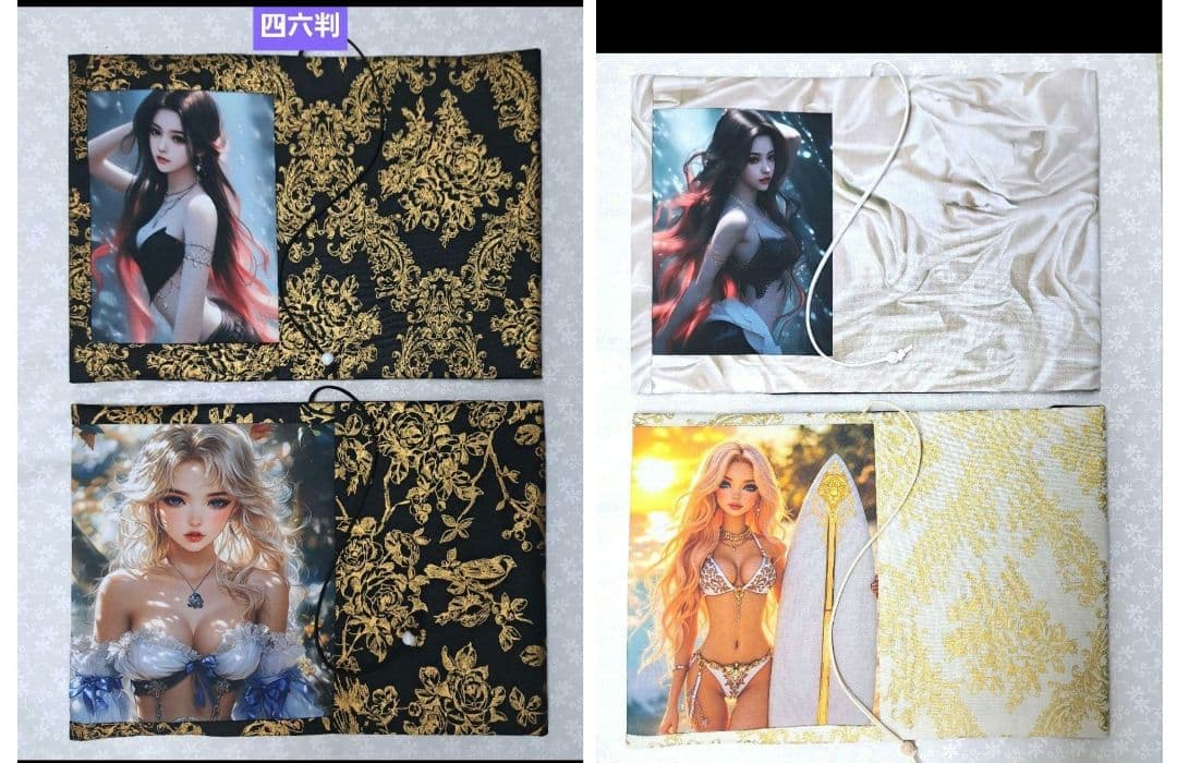 黒紫焔　コクシエンブックカバー