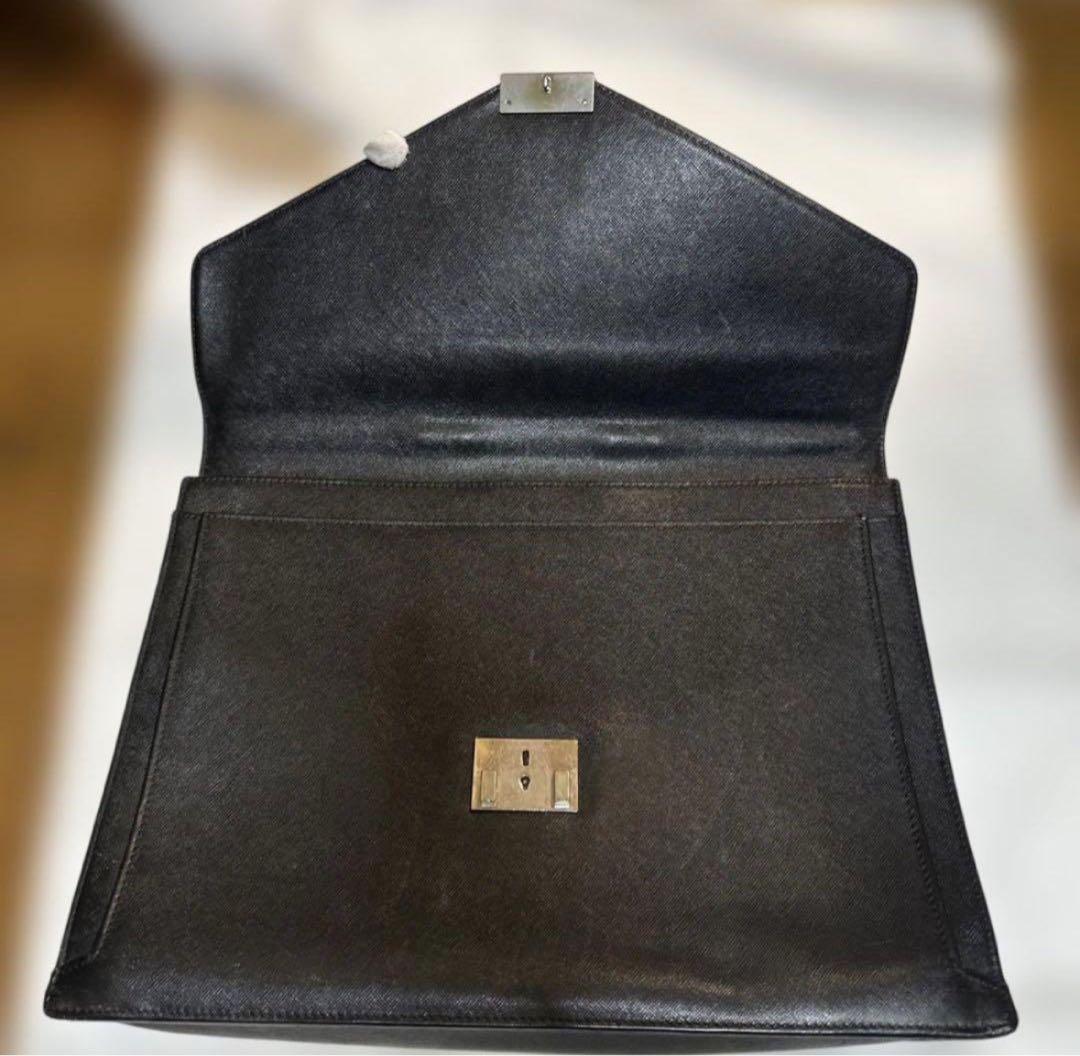 美品 Burberry （バーバリー）ダレスバッグ ビジネスバッグ サフィアーノ