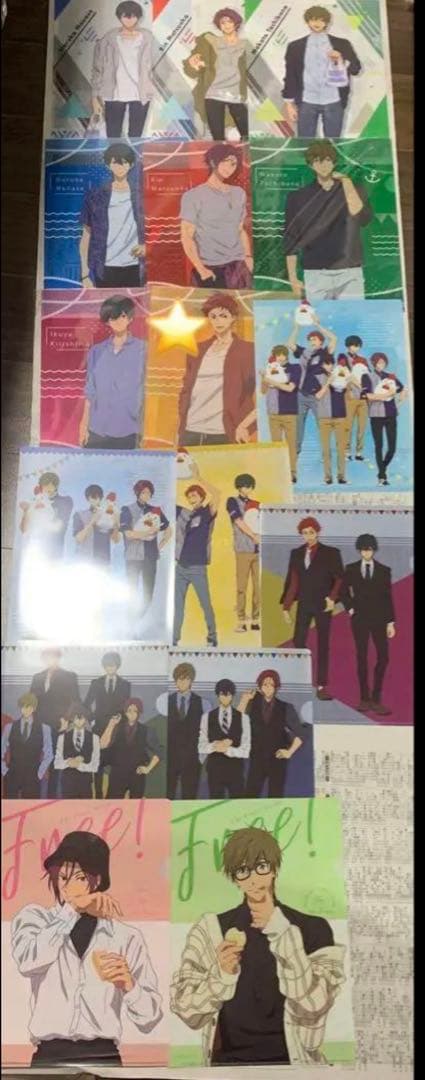 【バラ売り可】Free! クリアファイル100枚以上&A5クリアカード20枚以上