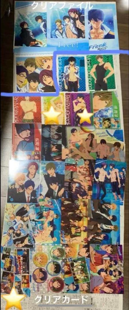 【バラ売り可】Free! クリアファイル100枚以上&A5クリアカード20枚以上