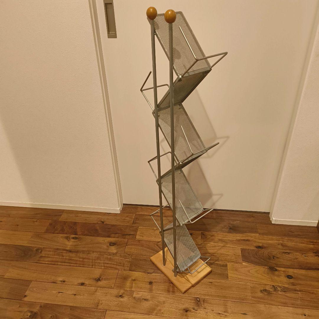 90s ポストモダン wave マガジン・CDラック 収納 ヴィンテージ レトロ