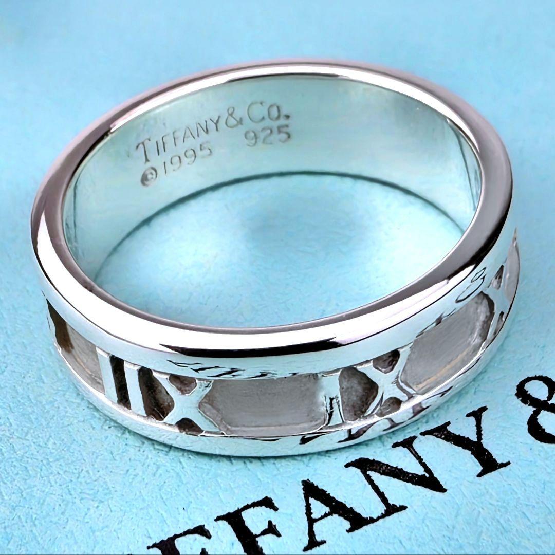 美品 ティファニー TIFFANY&Co. アトラス リング 指輪 14号