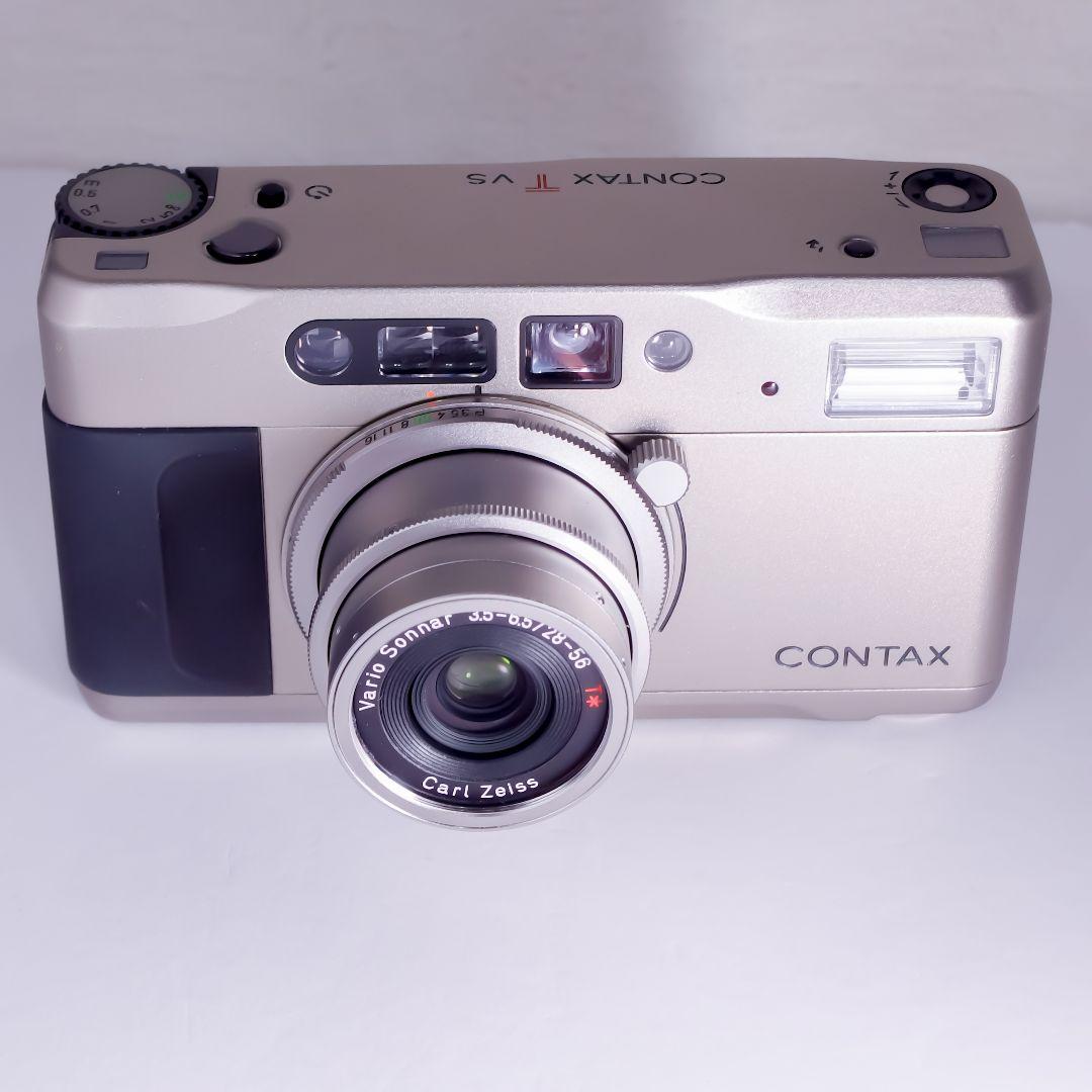 極上美品 CONTAX TVS コンパクトフィルムカメラ ケース付き返品保証付