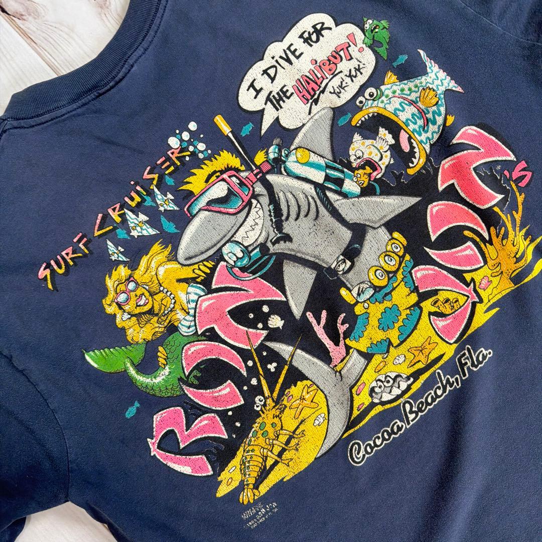 90s RON JON シャークT XL USA製 シングル