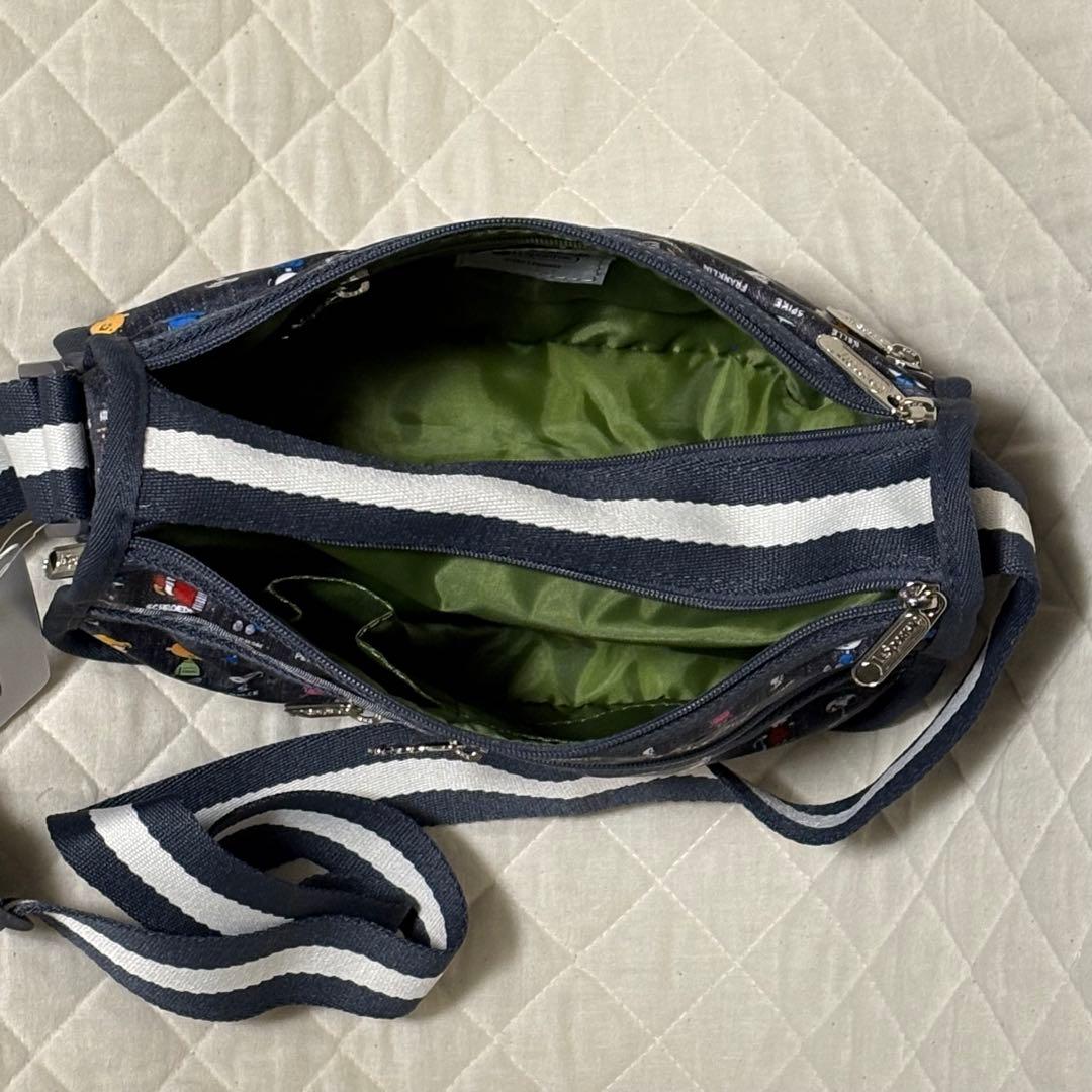 レスポートサック　スモールエブリデイバッグ　ピーナッツオールスター　デニム調