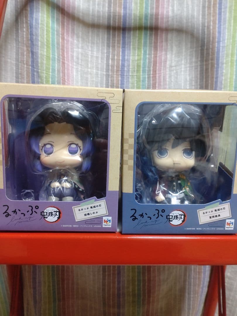 未開封 特典座布団付き るかっぷ 鬼滅の刃 義勇&しのぶ　2体セット