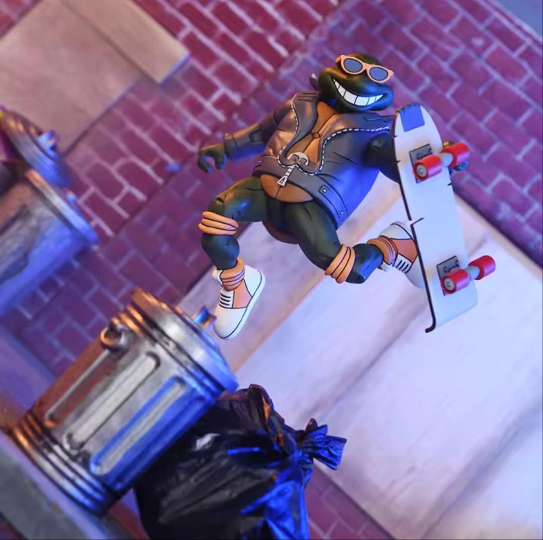 NECA TMNT ミュータントタートルズパンクディスガイズフィギュア4体セット