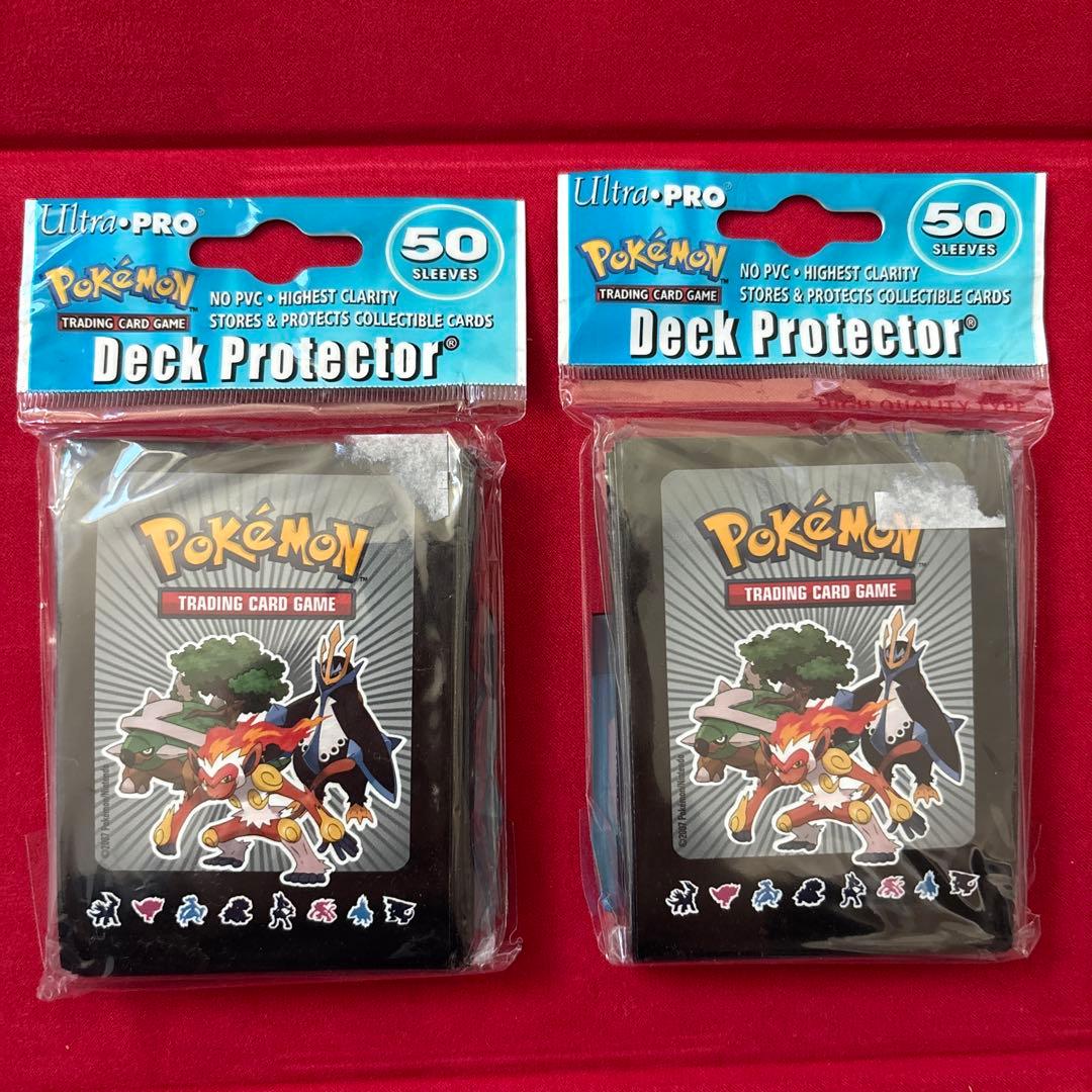 【未開封】シンオウ御三家　ウルトラプロ　デッキスリーブ　100枚入り