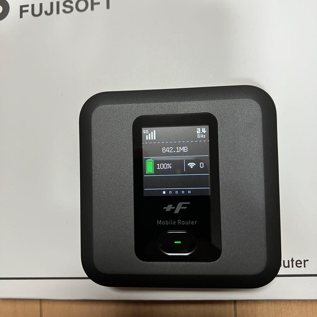 富士ソフト +F FS040W モバイル Wi-Fi ルーター SIMフリー