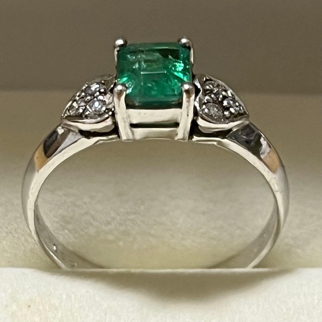0.62ctエメラルドダイヤモンドリング