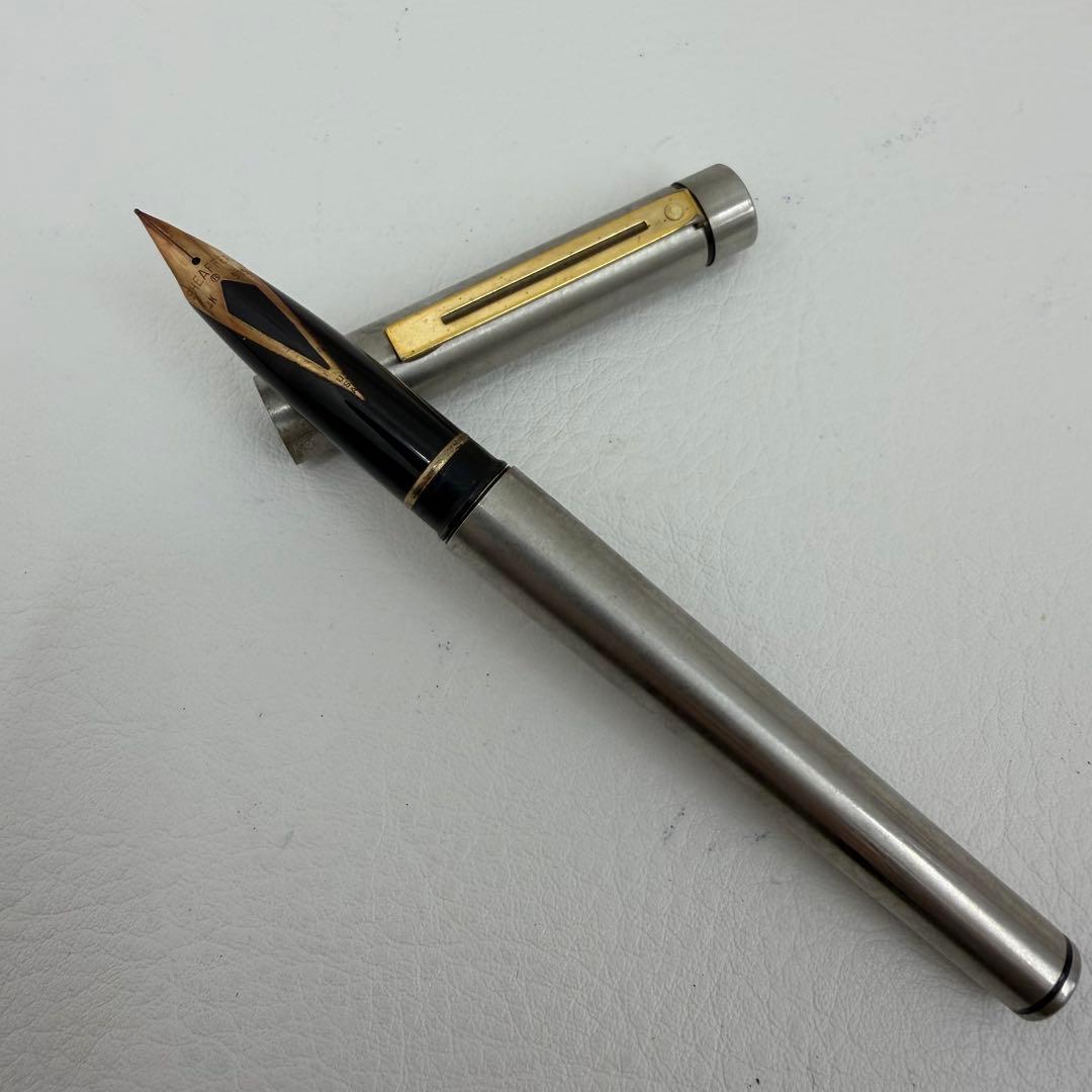 P21【万年筆】SHEAFFERヴィンテージ　K14 14K 585