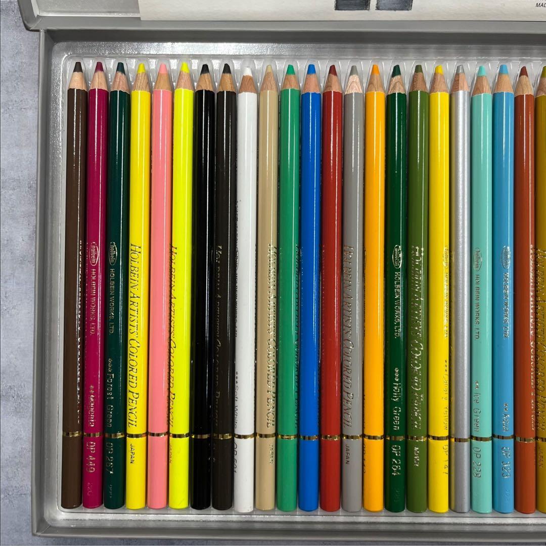 Holbein アーチスト色鉛筆 50色 紙箱セット 未使用 ホルベイン