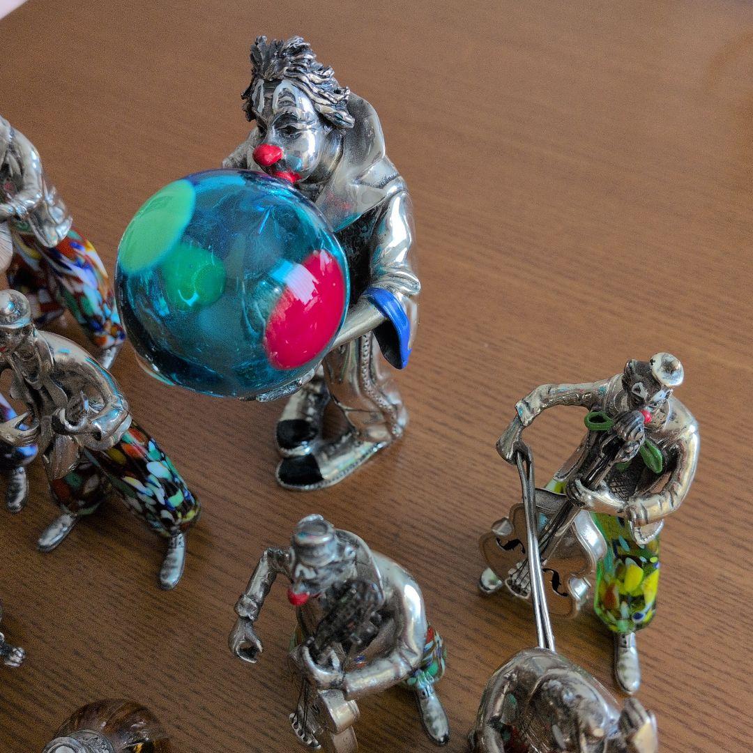 専用再出品 MURANO ムラノガラス ANGINI作 アンティーク人形セット