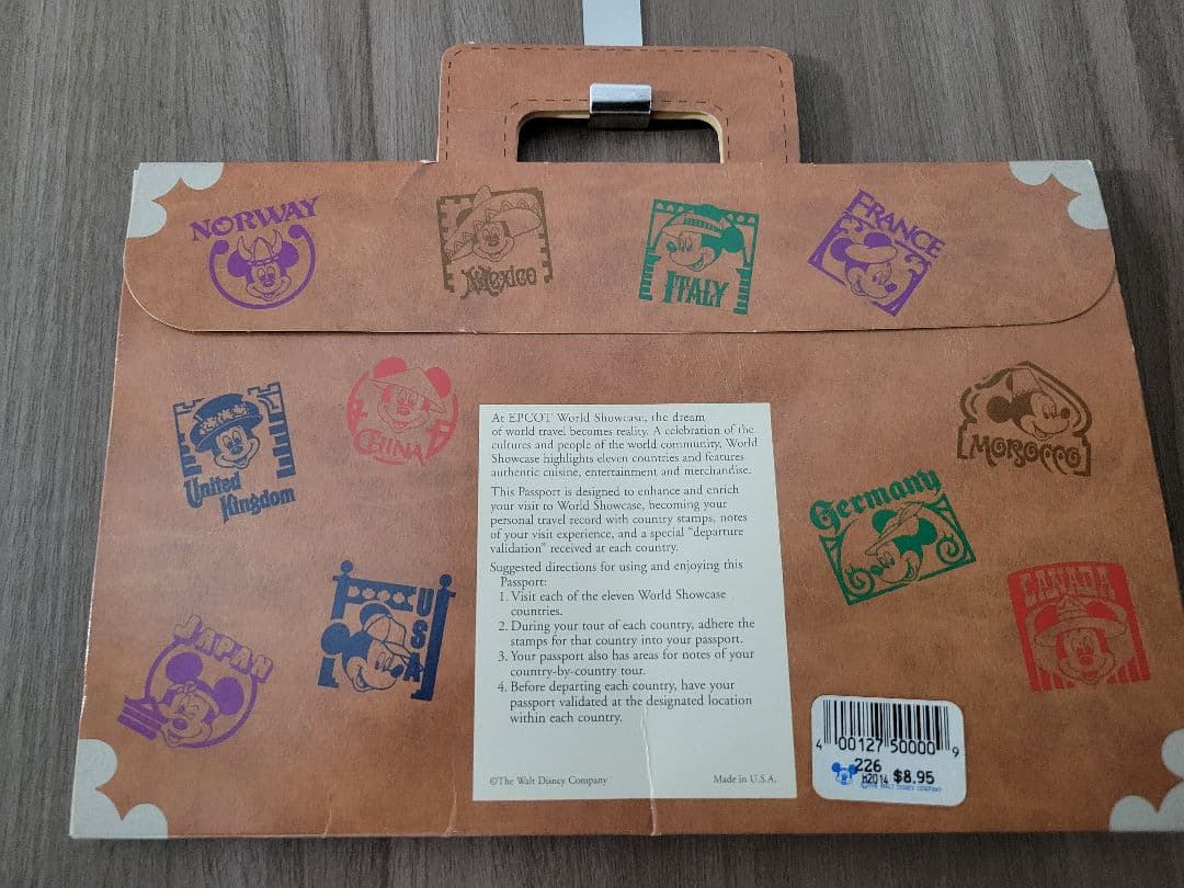 希少　ミッキー　ディズニー　パスポート　アメリカ　ヴィンテージ　コレクション