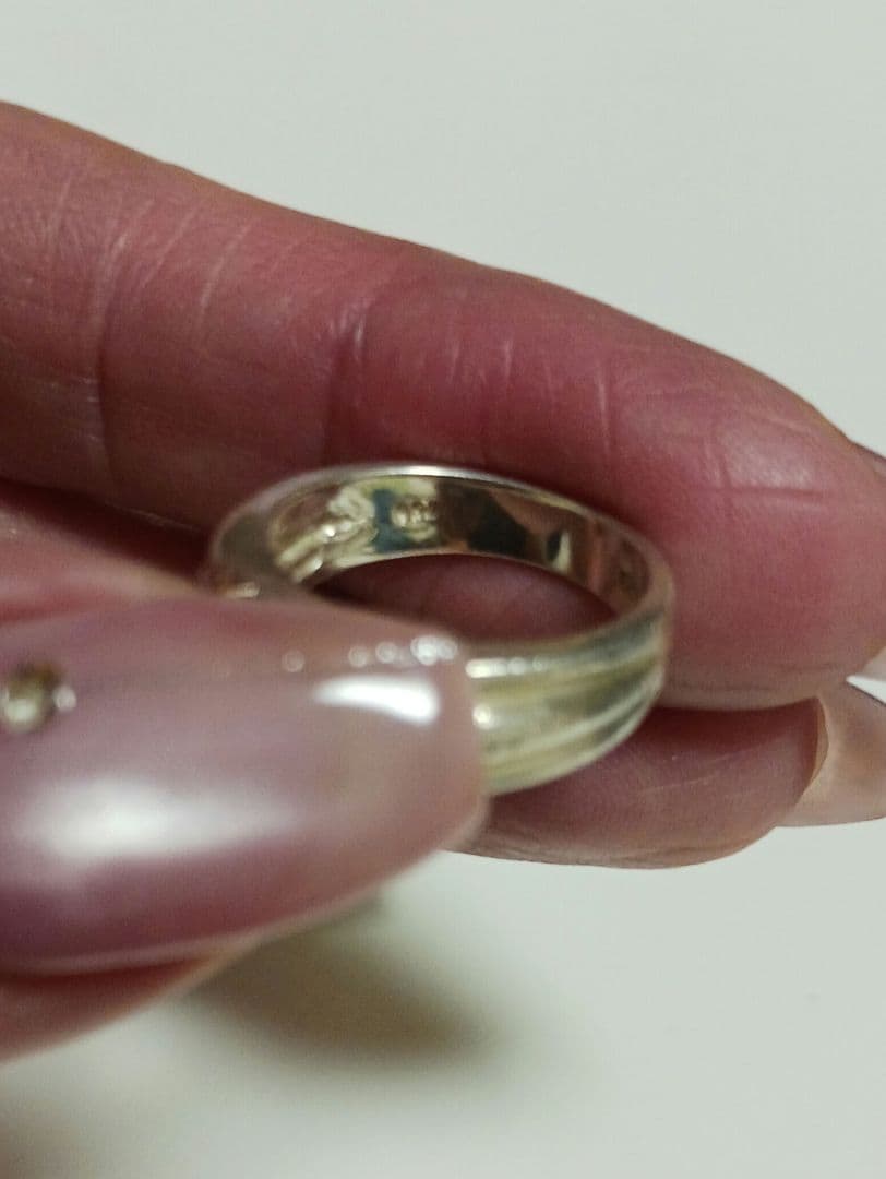 【お年玉お値下げ中】オールドティファニー　アメジストリング　 7号