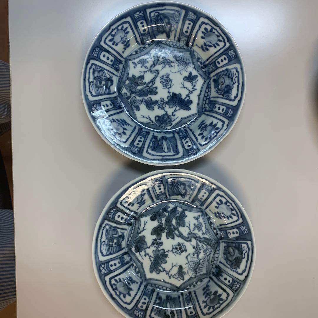 中国染付お皿2点