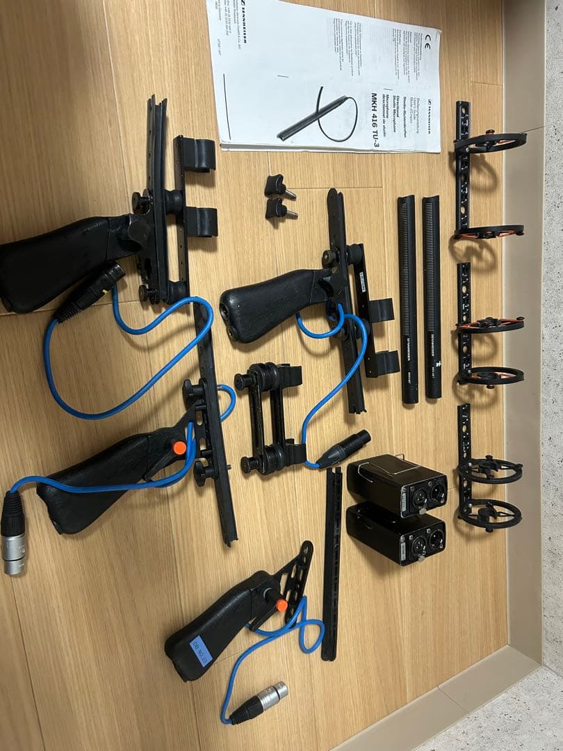 【トントン論様】ゼンハイザー　MKH 416T ショットガンマイク　2本セット