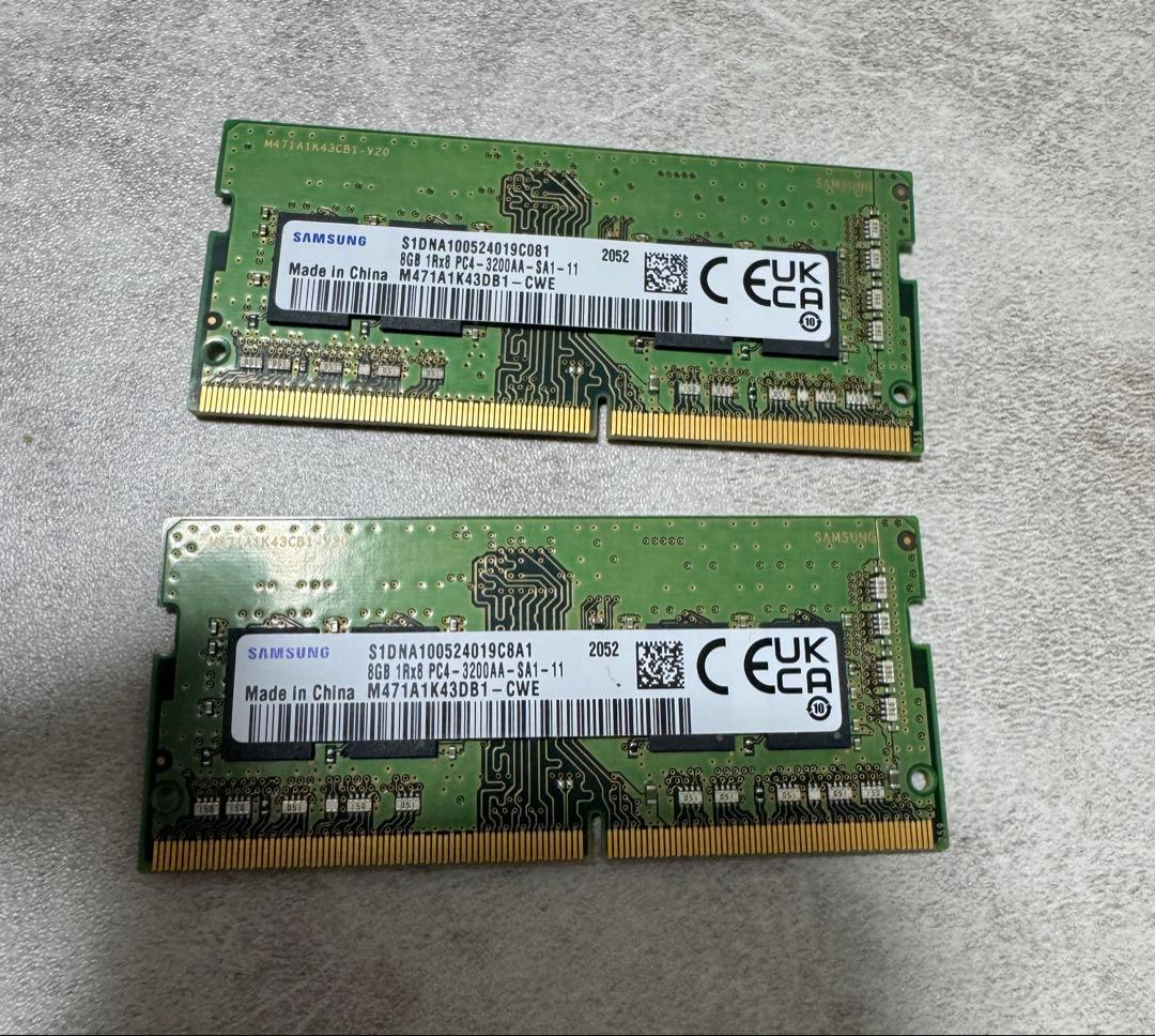 Samsung DDR4-3200AA 8GB×2