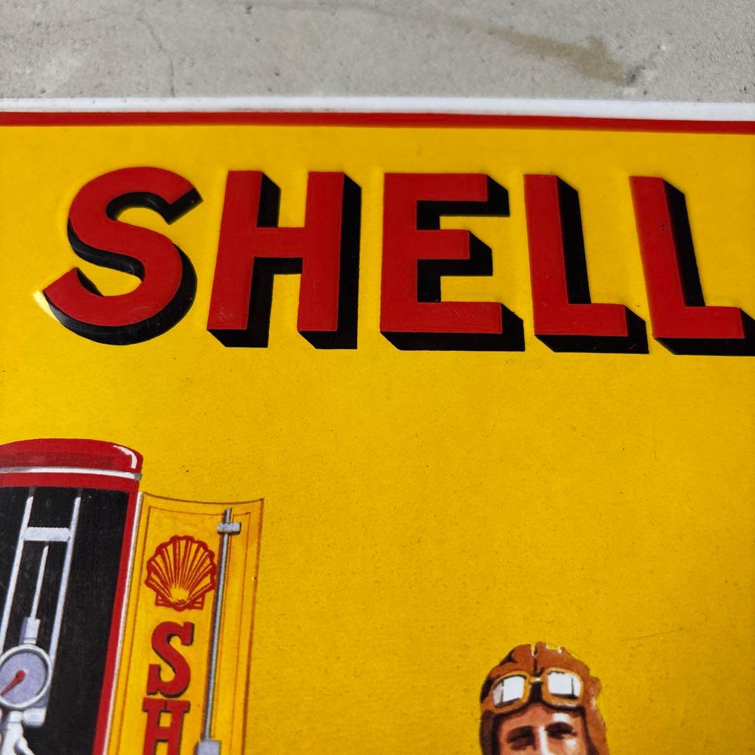SHELL 1928年　ヴィンテージ　広告プレート