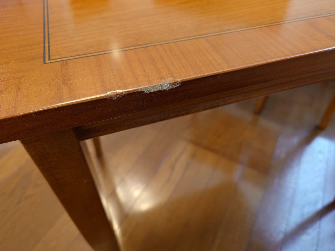 お値下げ！〈セルバ社〉イタリア家具☆木製ネストテーブル 3段式 ブラウン