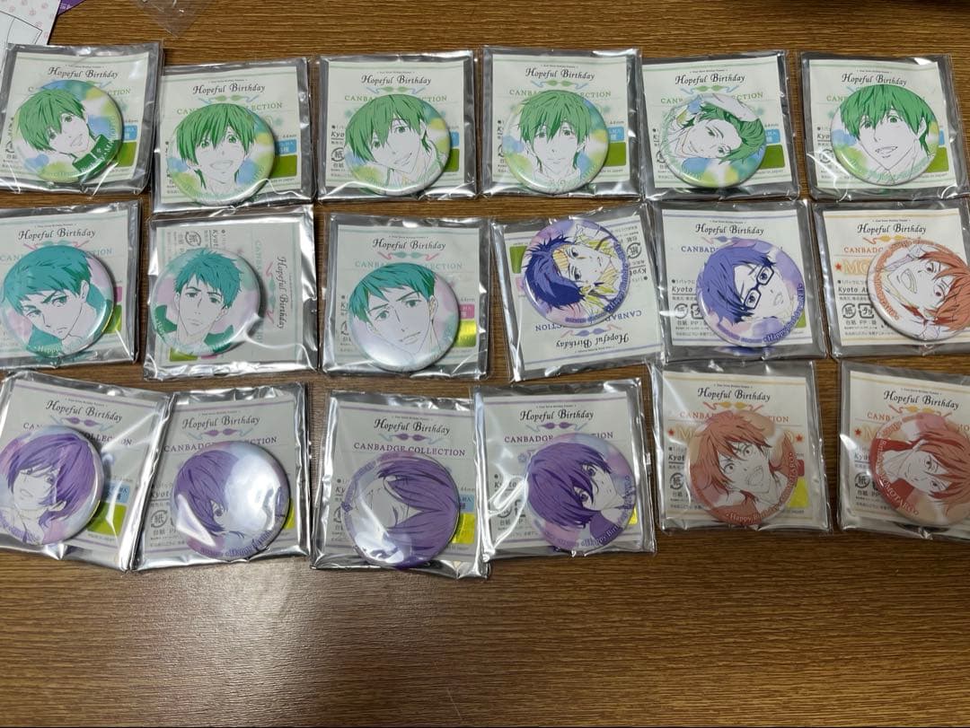 Free! Hopeful Birthday 缶バッジ