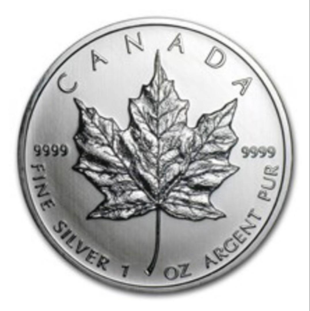 銀貨】2011年 カナダ メイプルリーフ 銀貨 1オンス