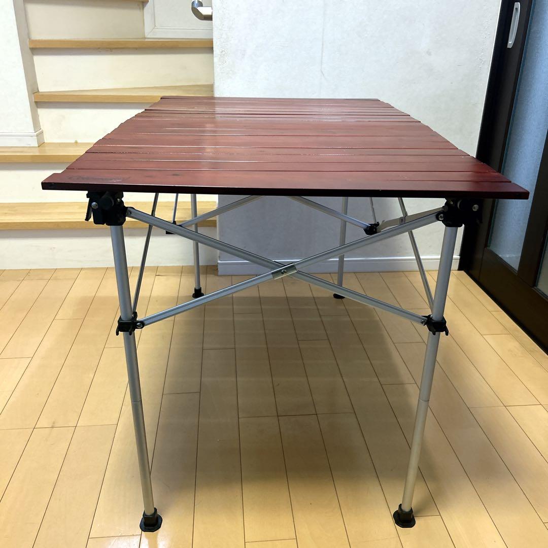 Coleman ウッドロール 2ステージ テーブル 折りたたみコンパクト