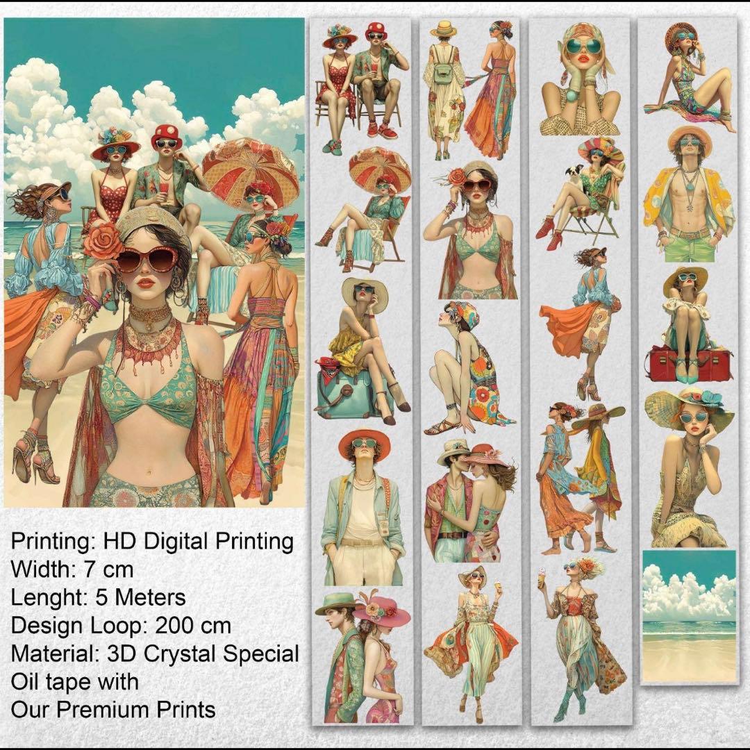 onwize 海外マスキングテープ　マステ 【2492】