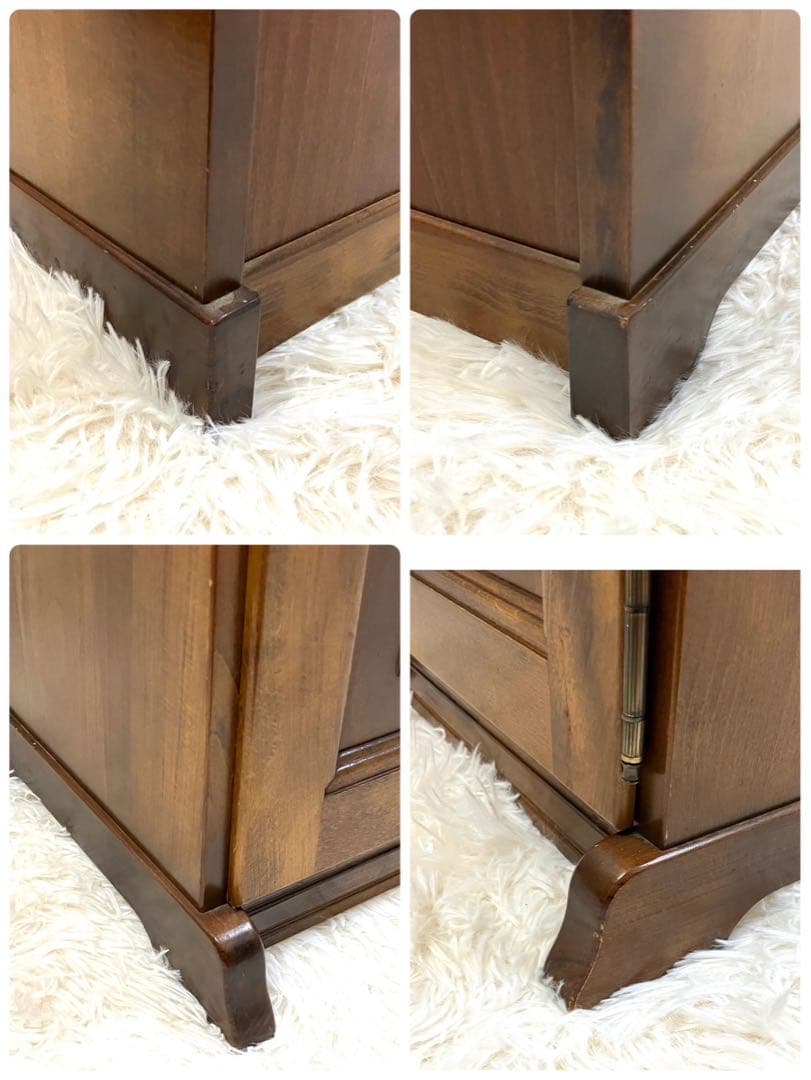 karimoku カリモク　コロニアル　コーナーテーブル コーナーラック 電話台