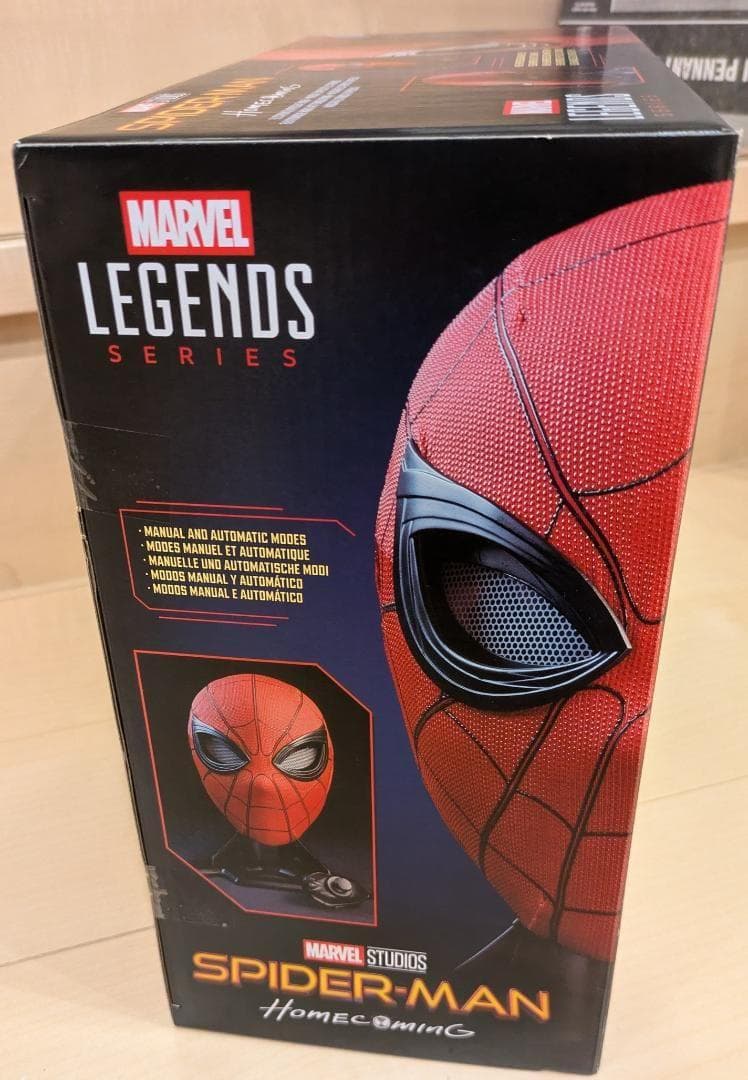 マーベルレジェンド・シリーズ『スパイダーマン:ホームカミング』変化する電子マスク