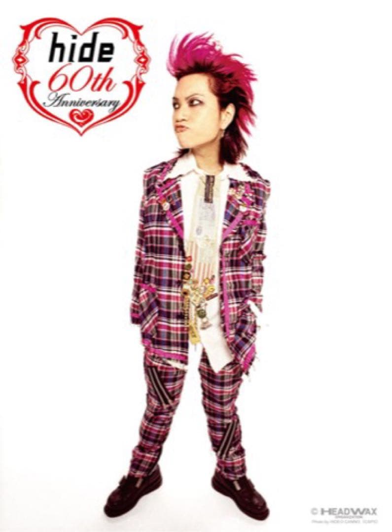 希少！新品hide チェック柄パンツ