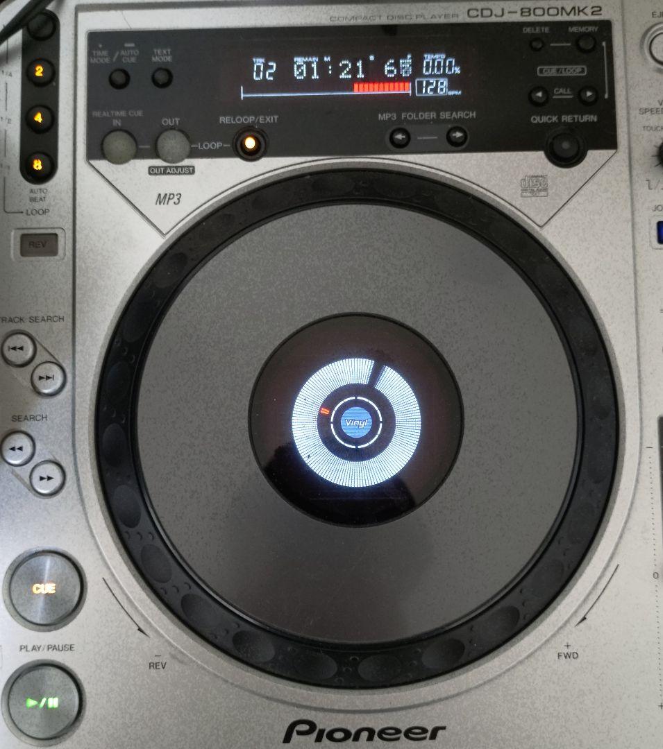 Pioneer CDJ-800Mk2 2台セット スクラッチ対応モデル おまけ付
