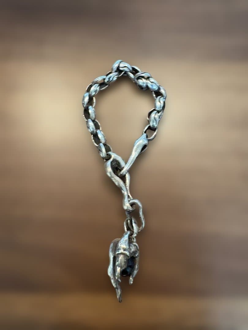 シルバー チェーンブレスレット 爪モチーフ