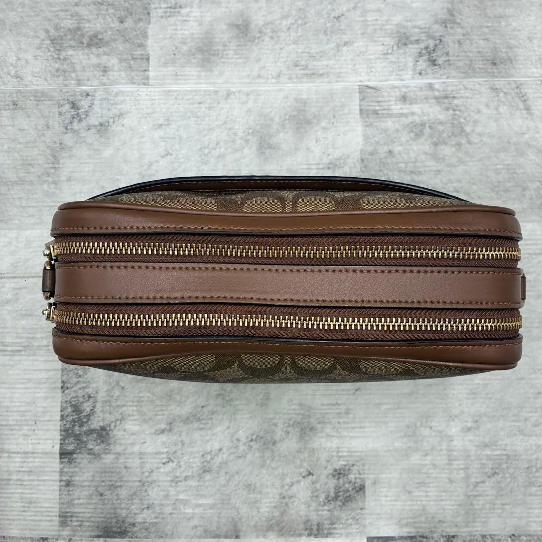 ✨美品✨コーチ　ジェス　ショルダーバッグ 2way ダブルジップ　シグネチャー