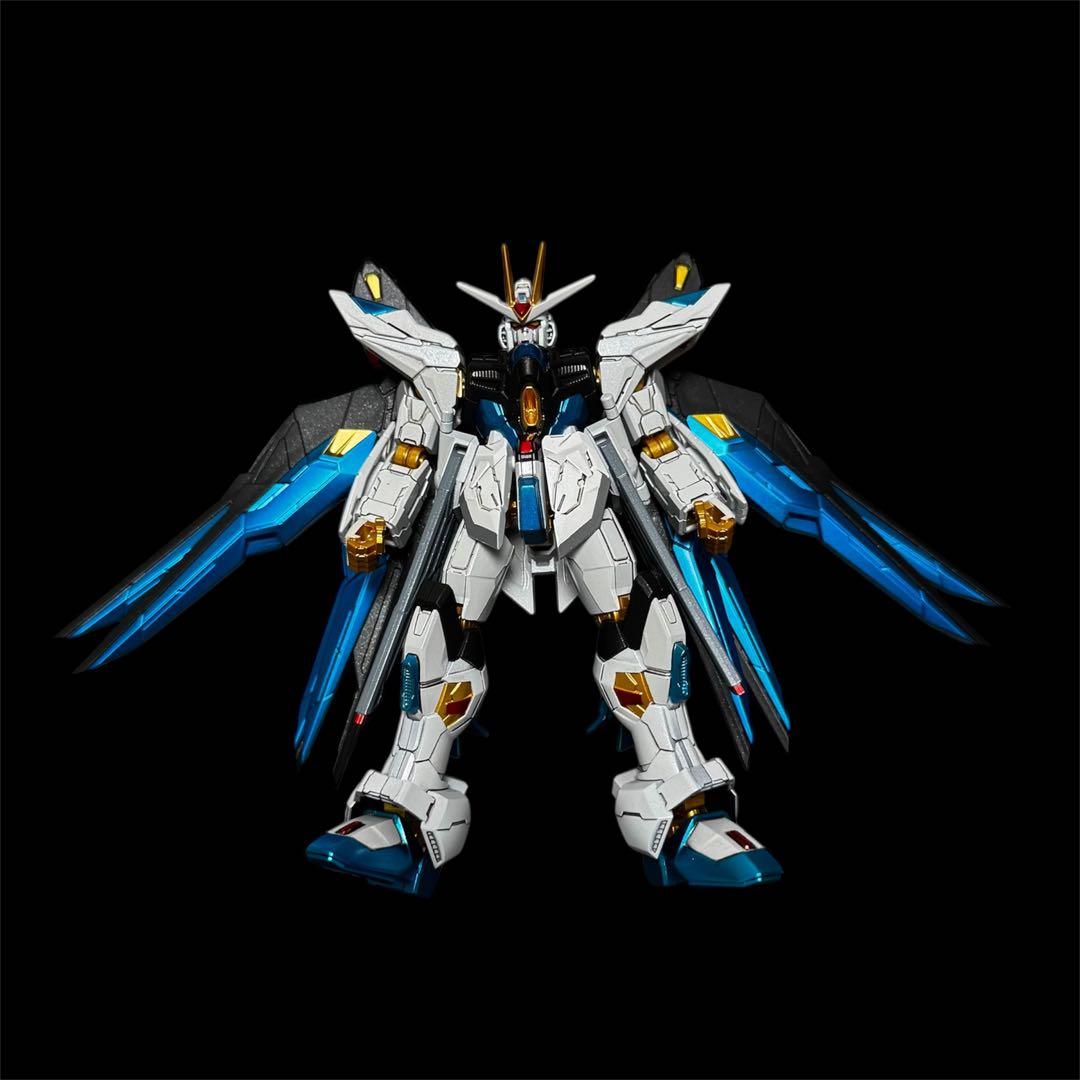 専用 GフレームFA ストライクフリーダム 初音ミクカラー ガンプラ