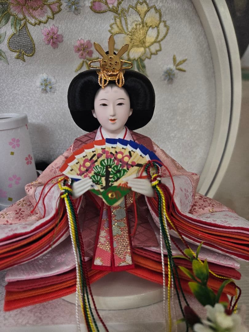 【りなりな】雛人形　ケース飾り　※閉店セール　K7