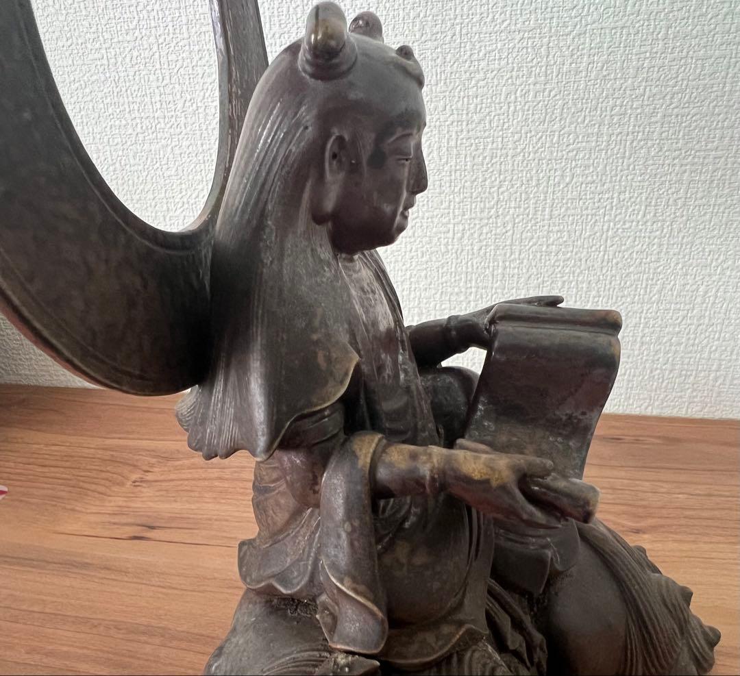 備前焼 文殊菩薩獅子香炉 木村友啓作 古備前写し共箱 アンティーク 美術工芸品