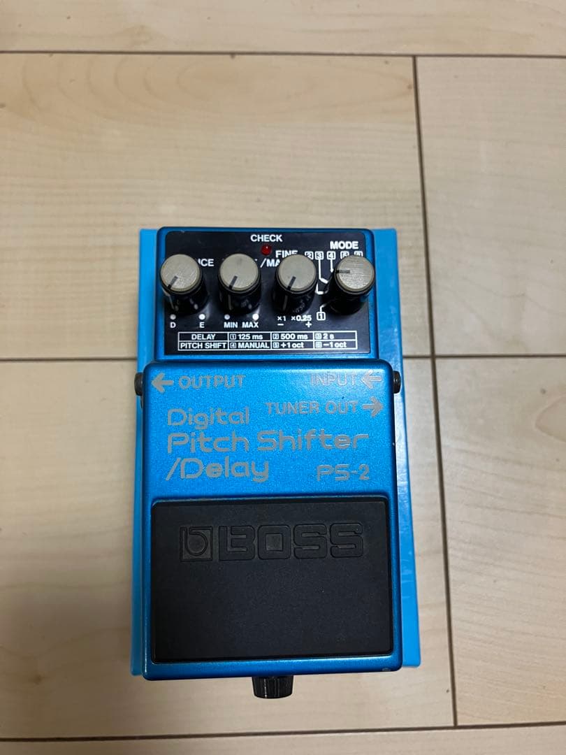 (美品箱付き)1990年頃製BOSS デジタルピッチシフター/ディレイ PS-2