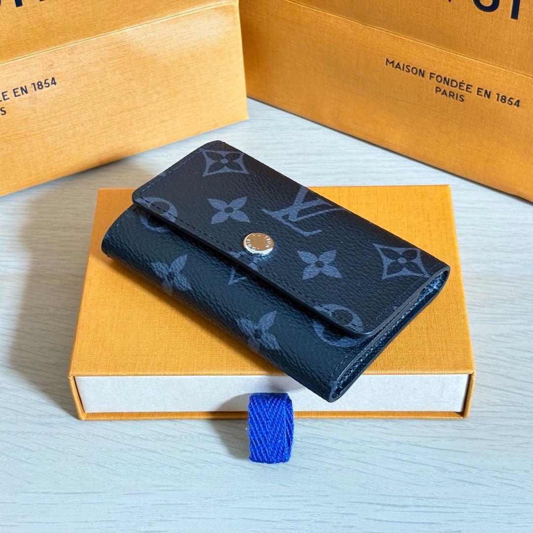 最終価格 ルイヴィトン ミュルティクレ6 エクリプス キーケース 6連