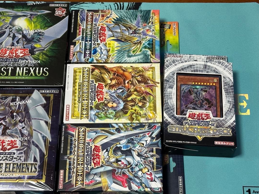 【遊戯王】 新品未開封合計4BOX、ストラクチャーデッキ4種類