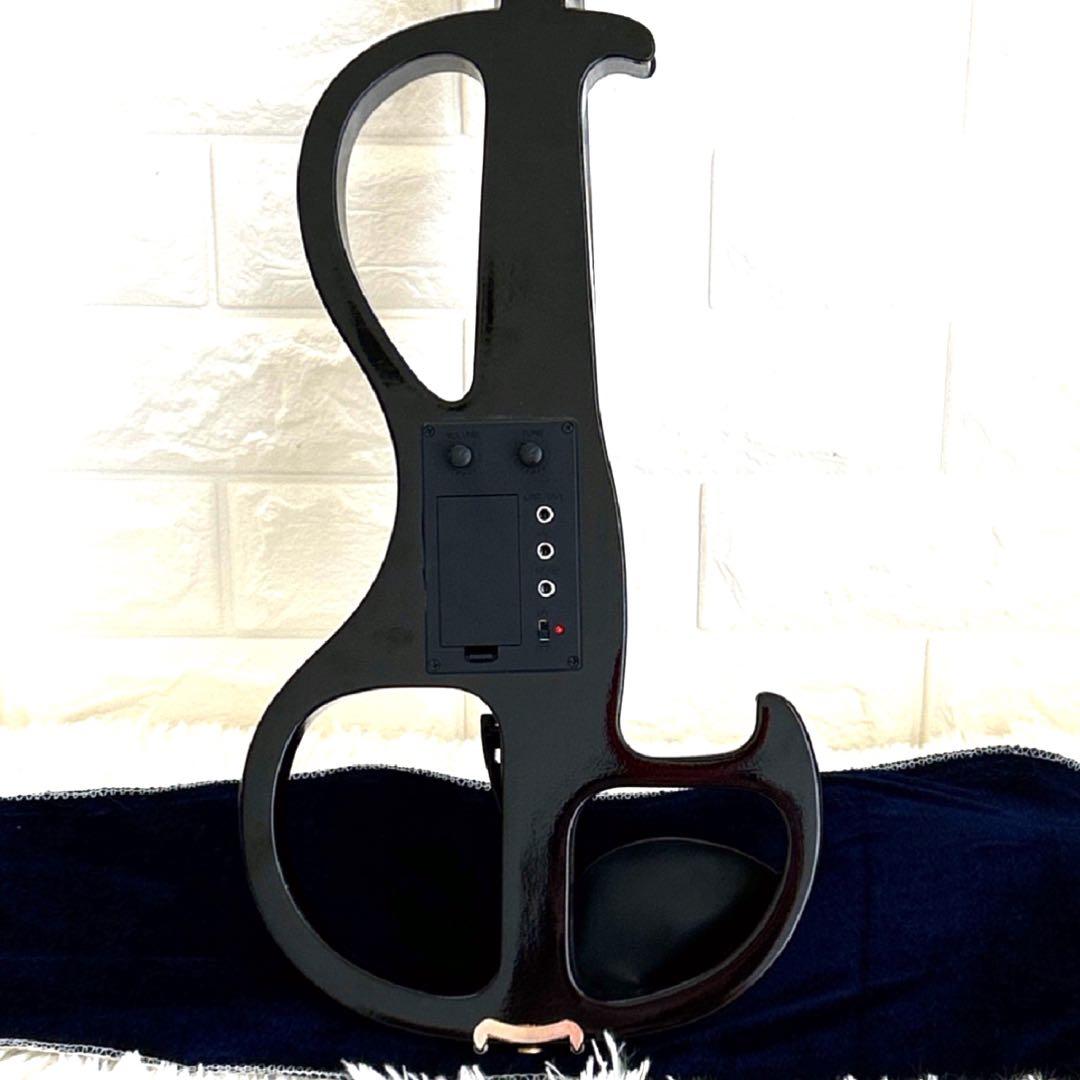 極美品　PlayTech PSV100BK エレキバイオリン ケース付き